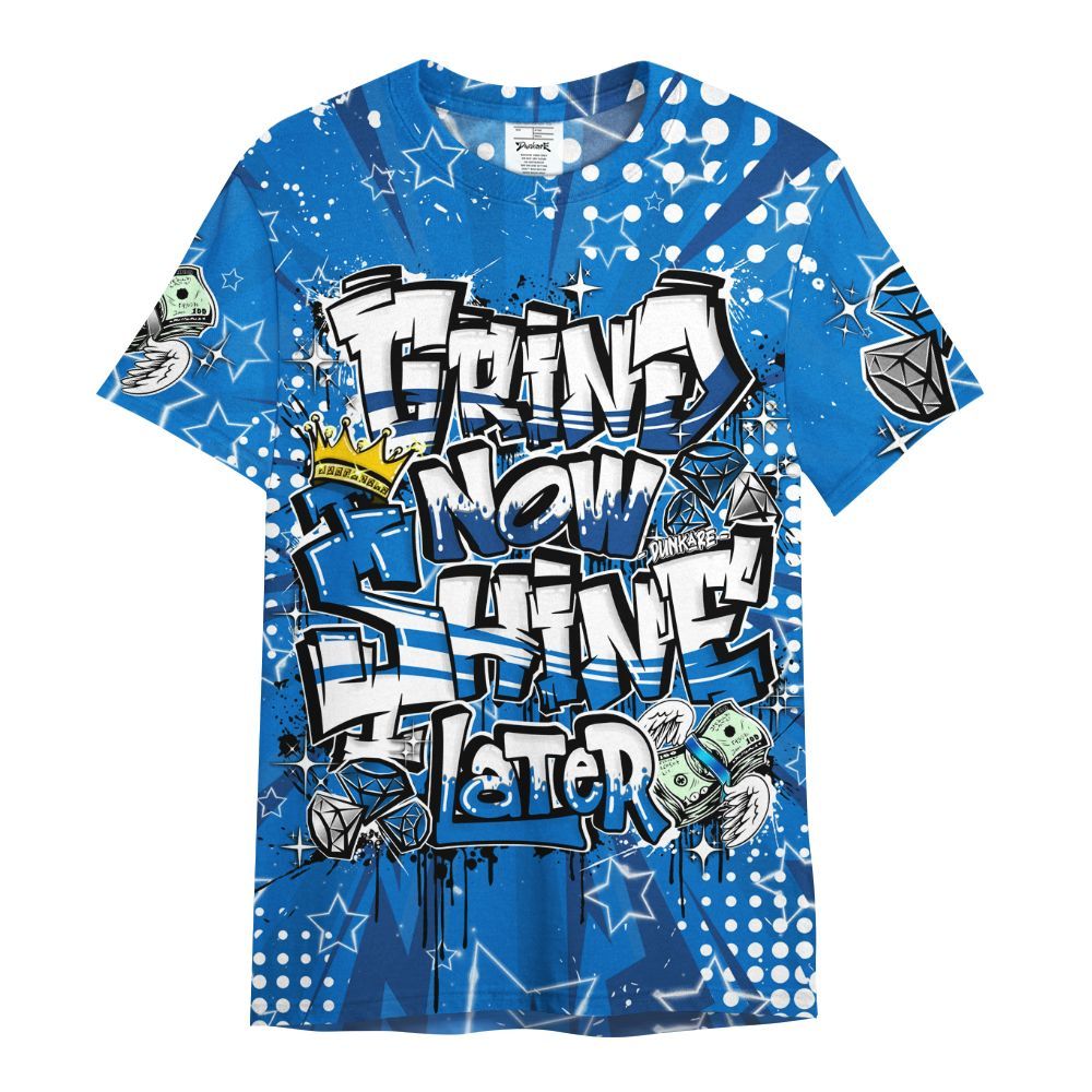 Shirt To Match Blueberry 12s - Grind2 Shine Later All Over Print