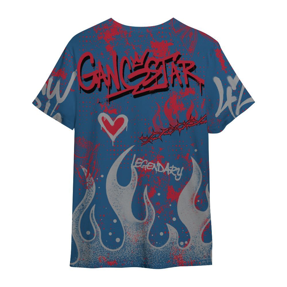 Shirt To Match Rare Air 3s - Lucky Money Paid In Full Graffiti All Over Print