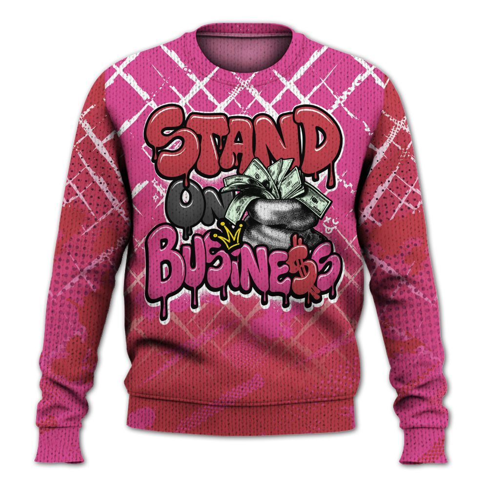 Knitted Sweater To Match KD 4 Aunt Pearl - Halftone Stand Business Dripping