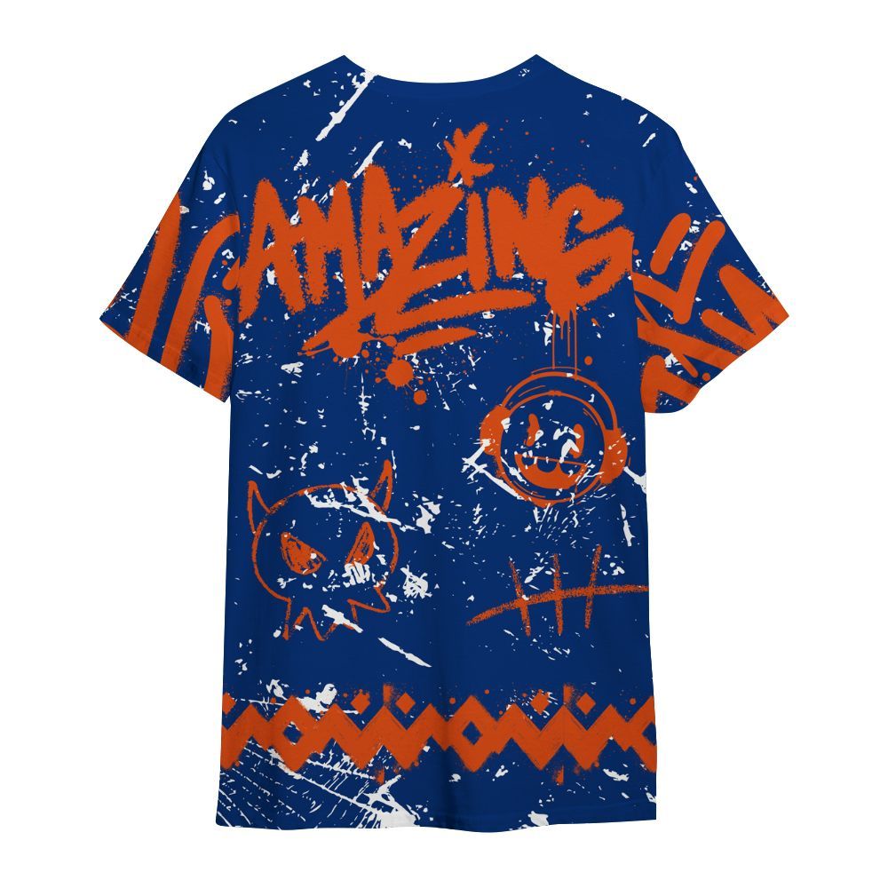 Shirt To Match Mid Knicks 1s - Friday Sneaker Crayon All Over Print