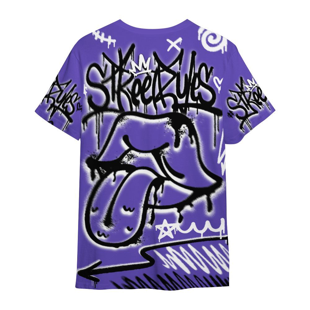 Shirt To Match Field Purple 12s - Break Rules Streetwear All Over Print
