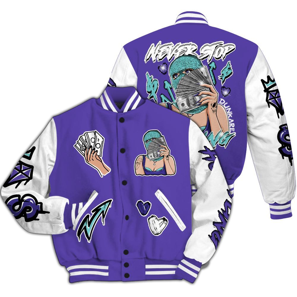Varsity Jacket To Match Low Hornets 1s - Hustling Unique All Over Print