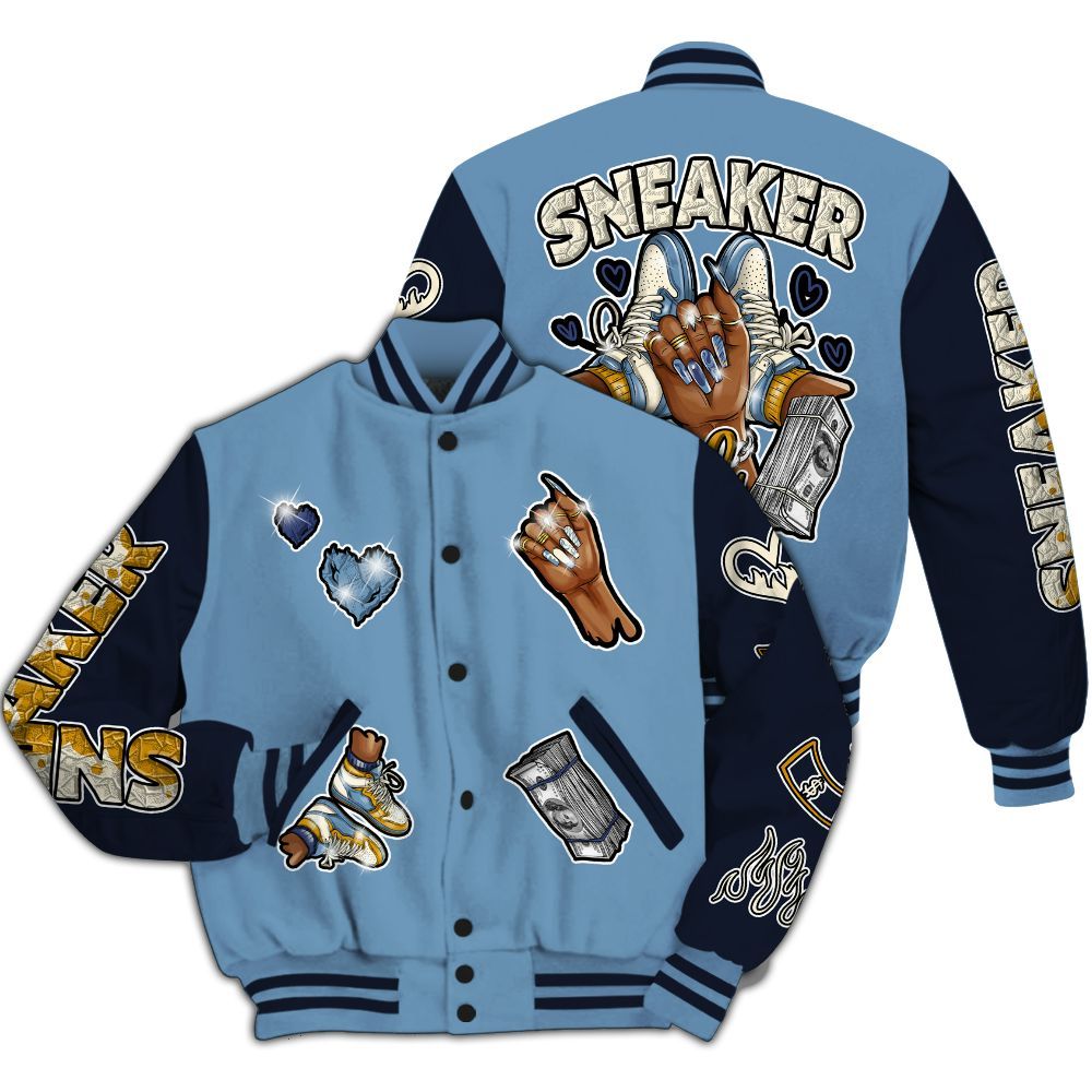 Varsity Jacket To Match High OG First In Flight 1s - Sneakerz Girlz All Over Print