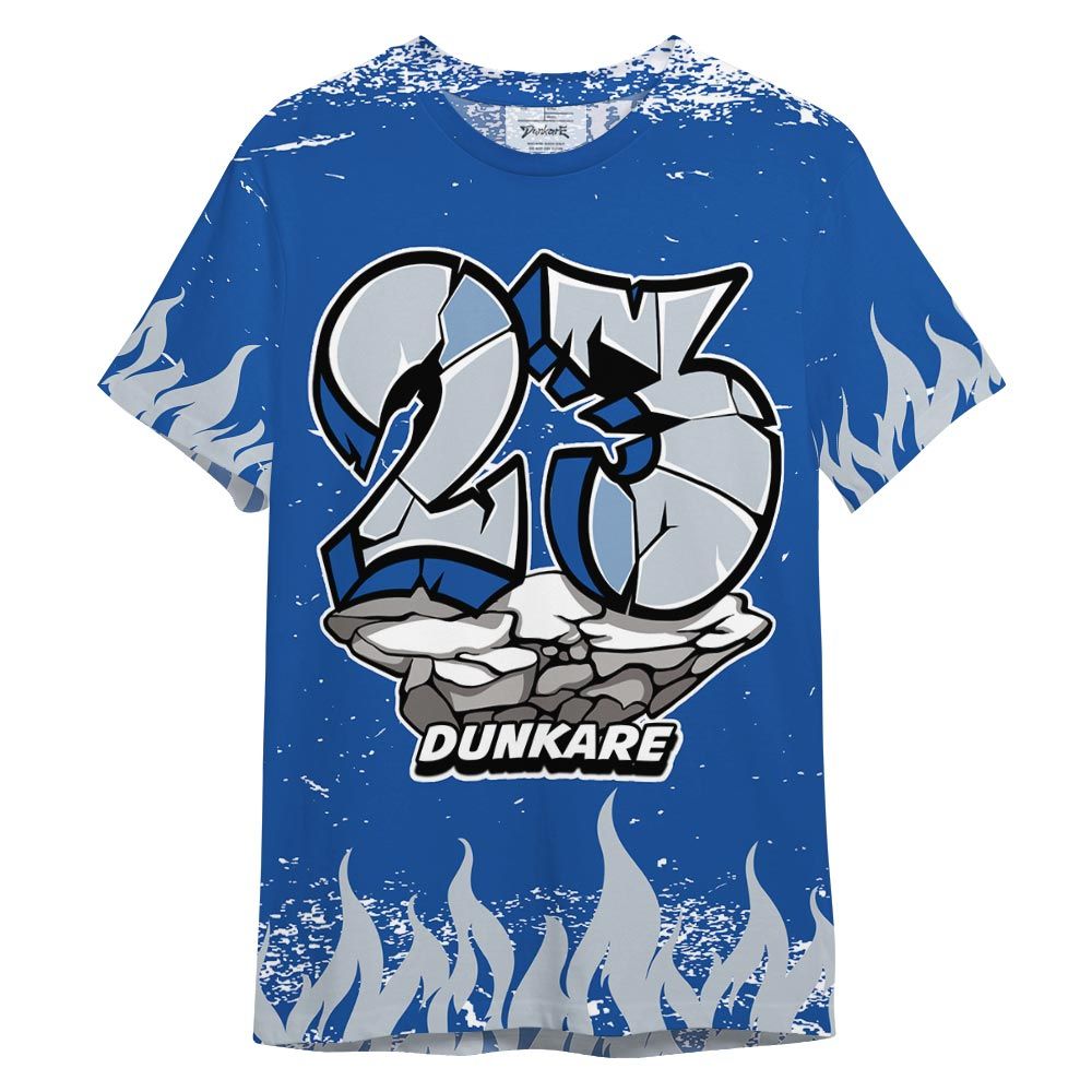 Shirt To Match Low Space Royal 11s - Cracked 23 Unique Graphic Shirt Unisex