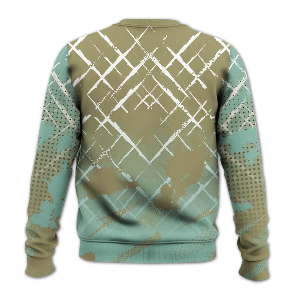 Sweatshirt To Match Dunk Low Suede Olive Aura - Halftone Stand Business Dripping All Over Print