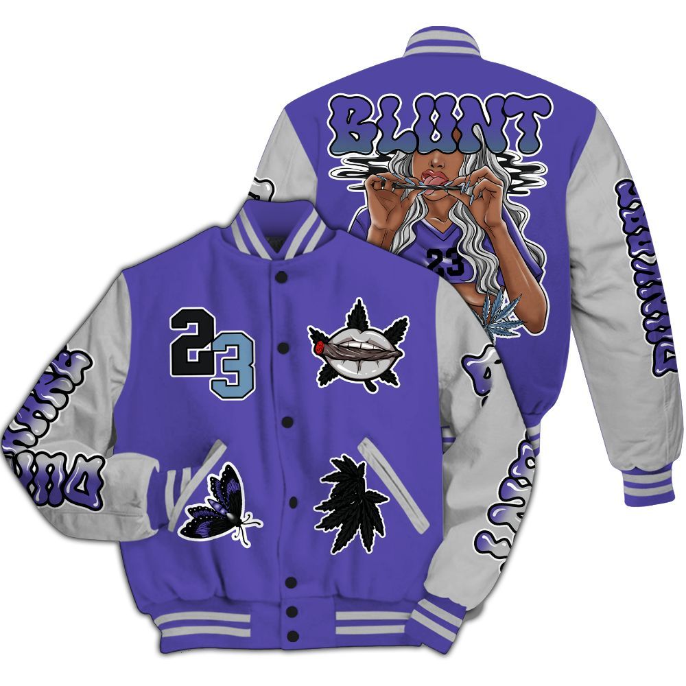 Varsity Jacket To Match Retro Concord 5s - Bluntz Unique All Over Print