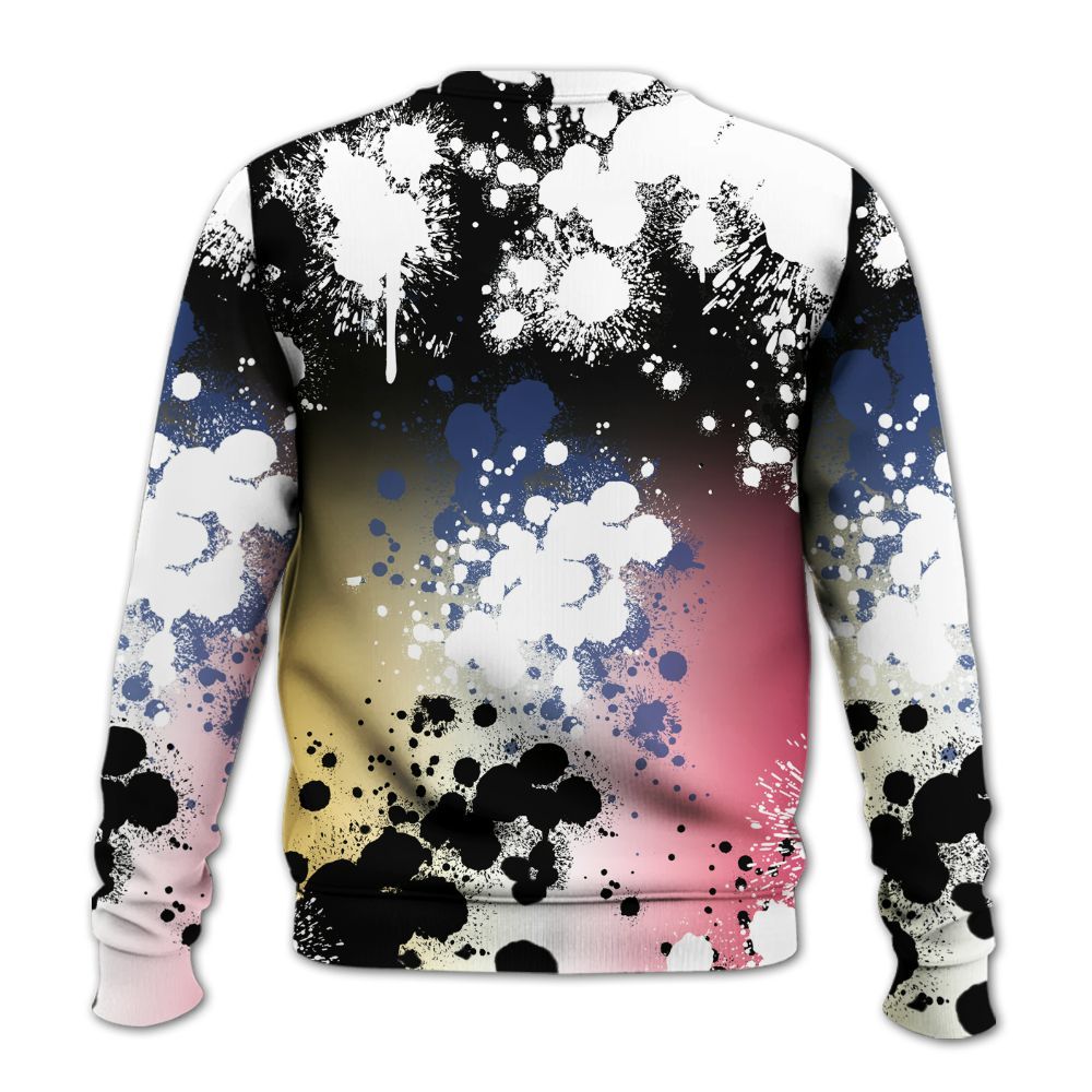 Sweatshirt To Match Air Griffey Max Los Angeles 1s - God Blessed Ink Drip All Over Print