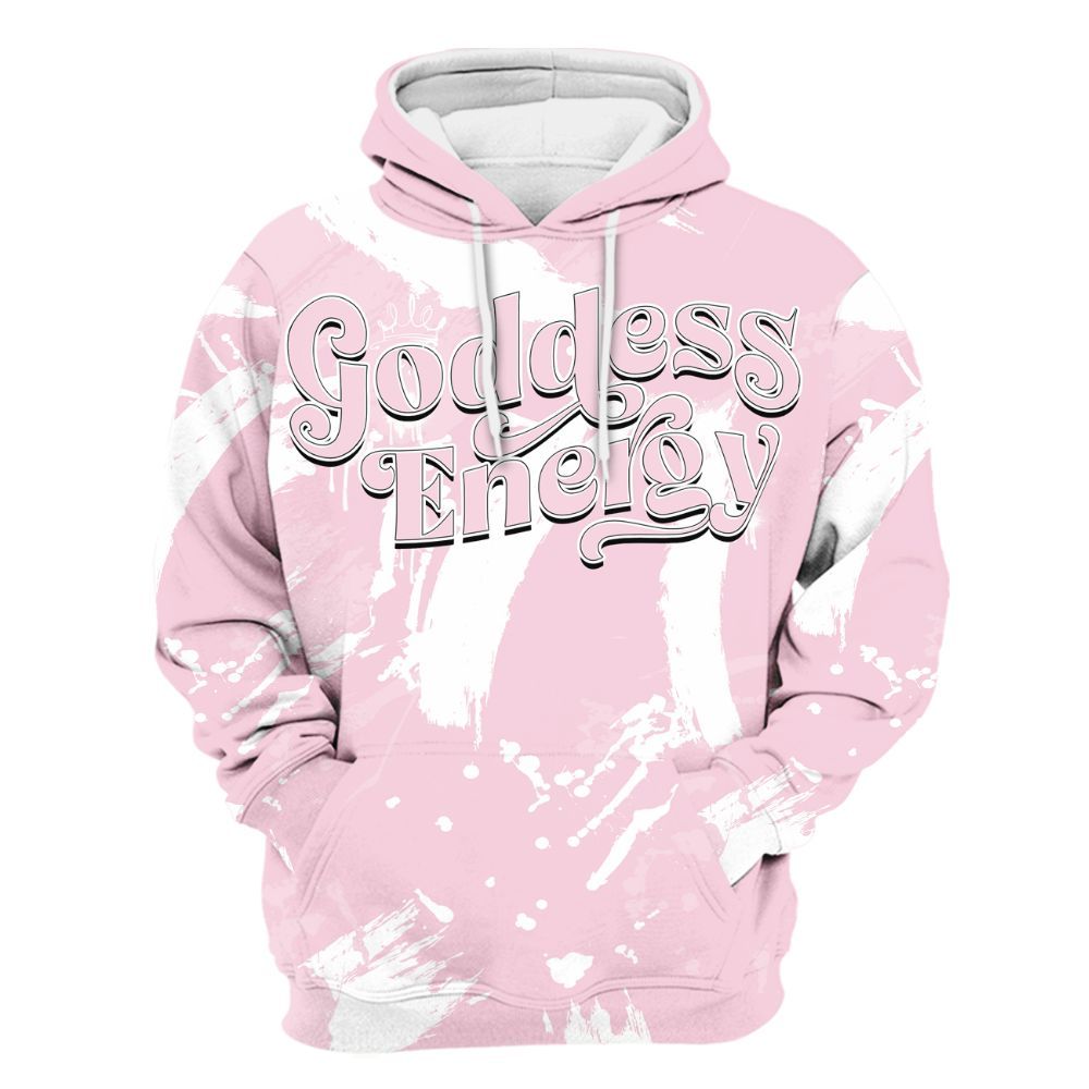 Hoodie To Match Orchid 4s - Goddess Energy Retro All Over Print