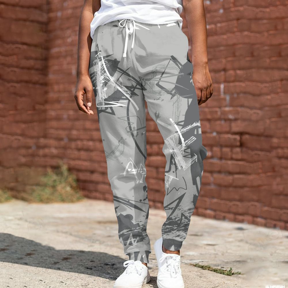 Sweatpant To Match Retro Wet Cement 4s - Messyz All Over Print