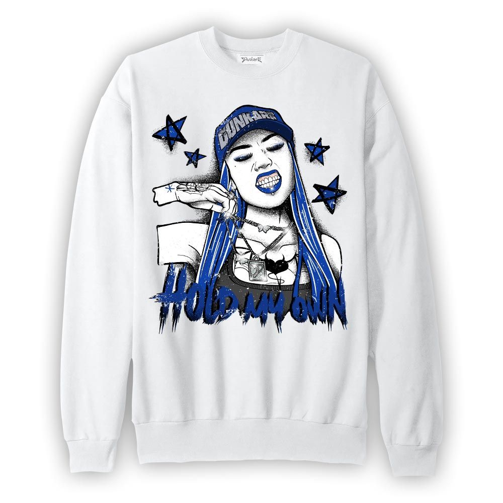 Sweatshirt To match Air Foamposite One Royal Sweatshirt - Hold My-O Unique Graphic