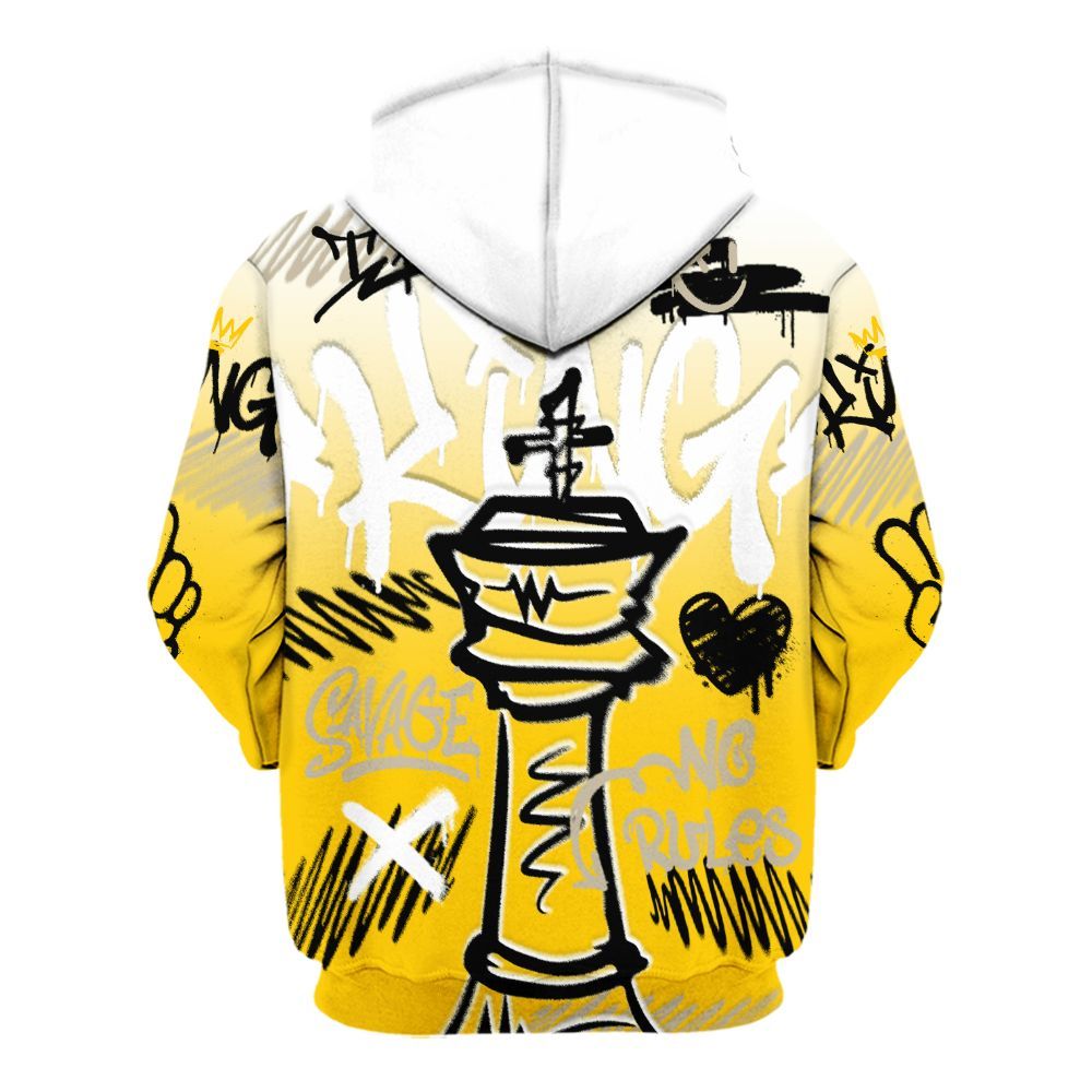 Hoodie To Match Vivid Sulfur 4s - Street King Chess Streetwear All Over Print