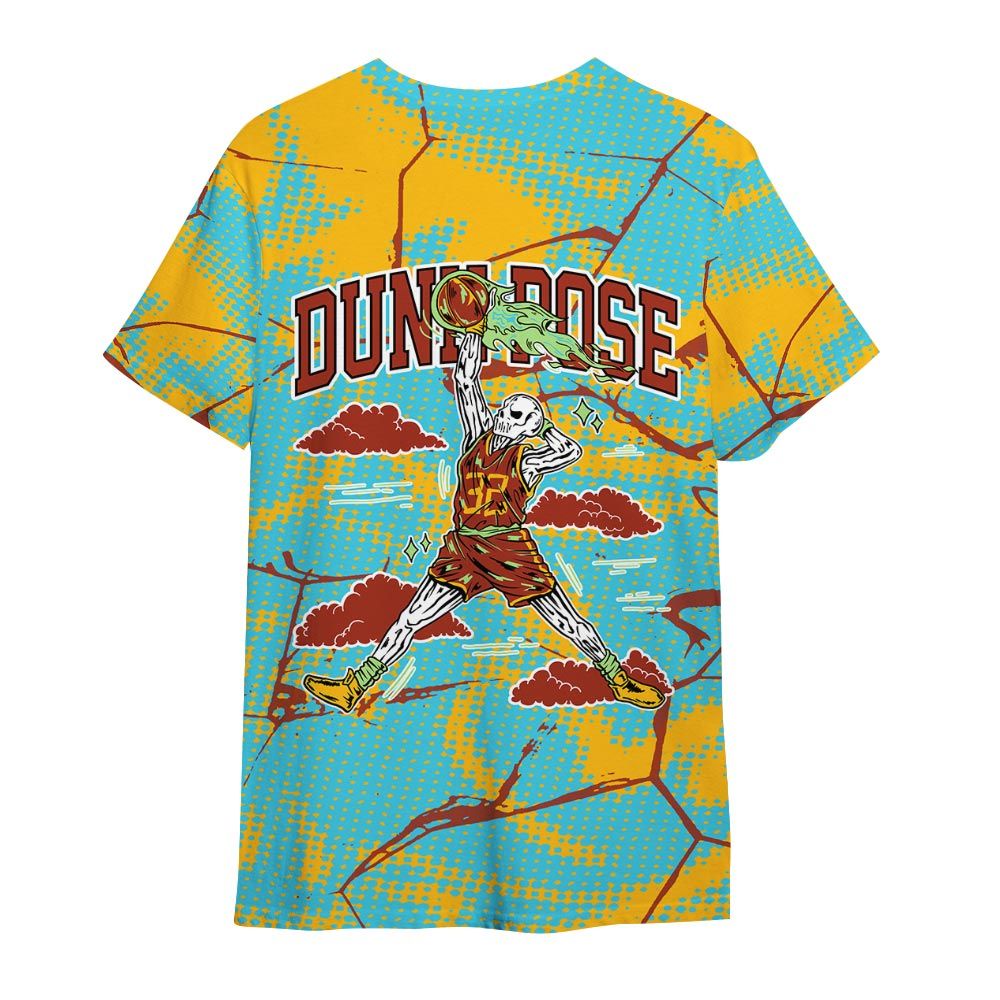Shirt To Match SB Dunk Di'Orr Greenwood - Pose Skeleton Crack Shirt Unisex