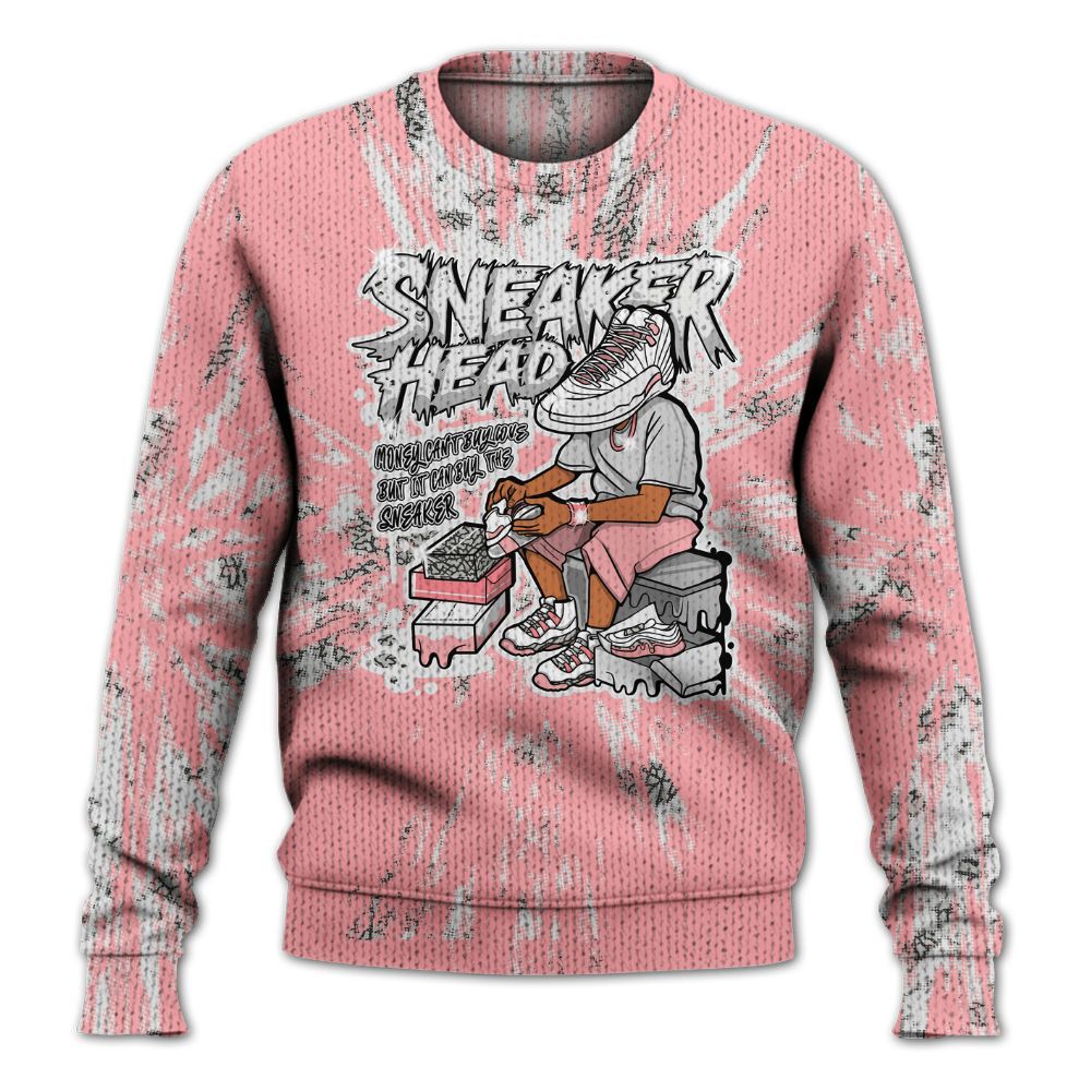 Knitted Sweater To Match Retro Wings 3s - Sneakers Headache Graphic Luxury