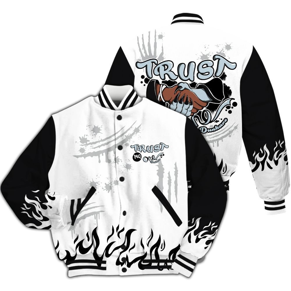 Varsity Jacket To Match Kobe 9 Protro Halo - Graphic Trust No One All Over Print