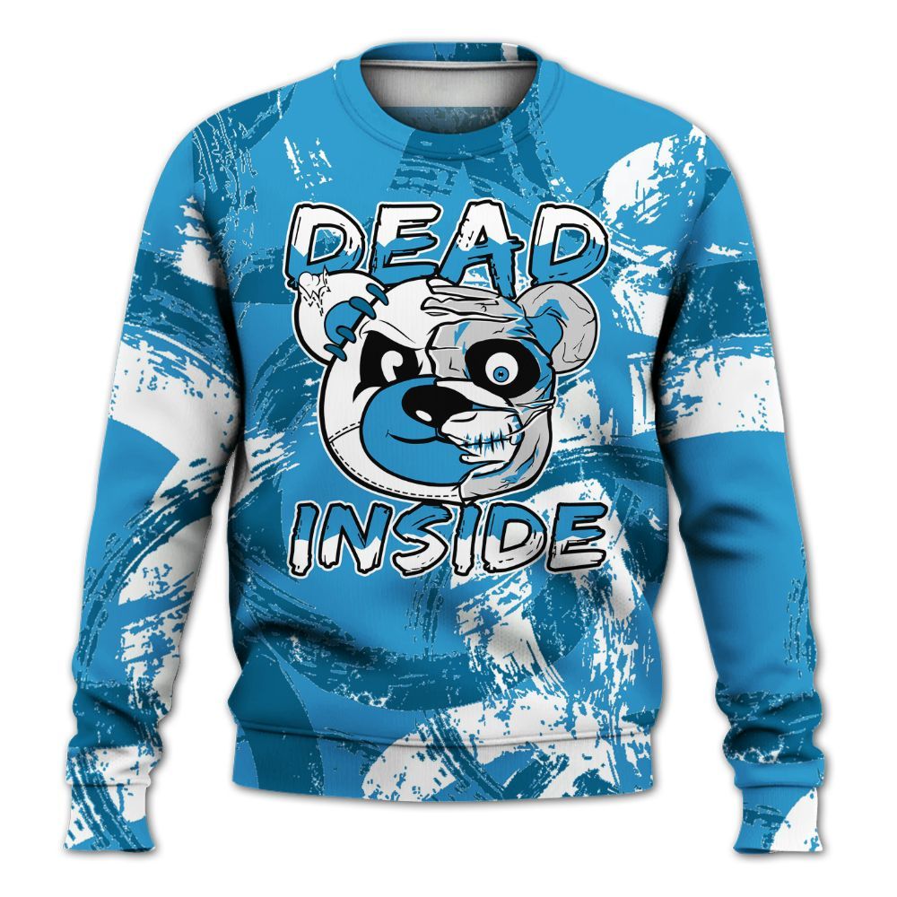 Sweatshirt To Match Powder Blue 9s - Lifeless Bear Circle Slpash All Over Print