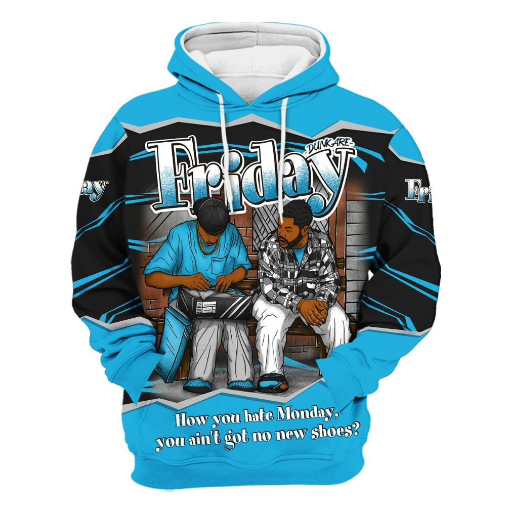 Hoodie To Match Black University Blue 2026 14s - Friday Movie 90s TV All Over Print