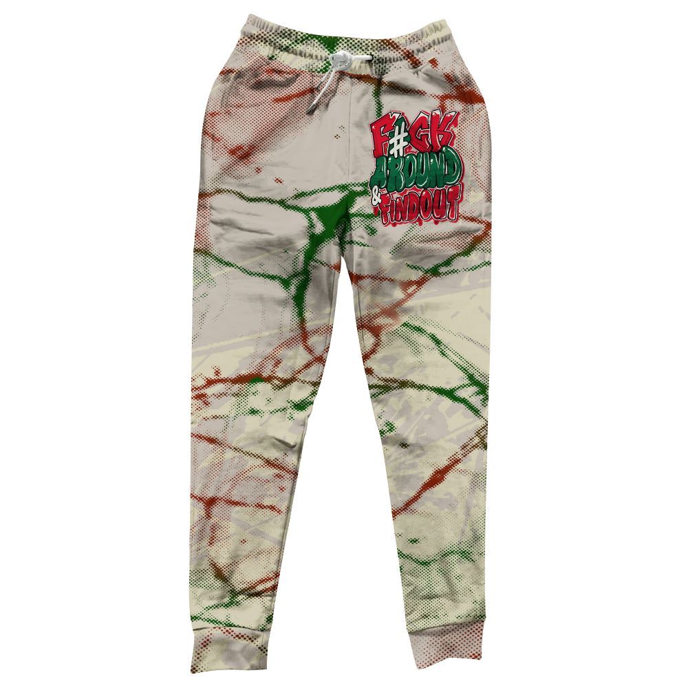 Sweatpant To Match El Grito 5s - F Around Find Out Graphic Profound All Over Print