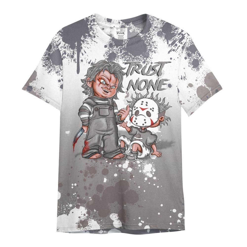 Shirt To Match Cool Grey 11s - Trust No One Scary All Over Print