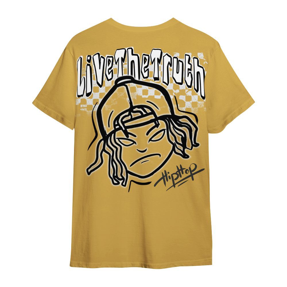 Shirt To Match Retro Light Ginger 14s - Feel Life Street Style All Over Print