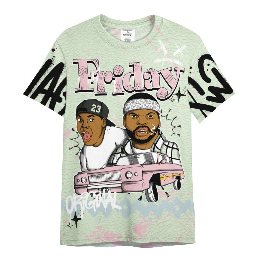 Shirt To Match Spring Is In The Air 3s - Friday Sneaker Crayon All Over Print