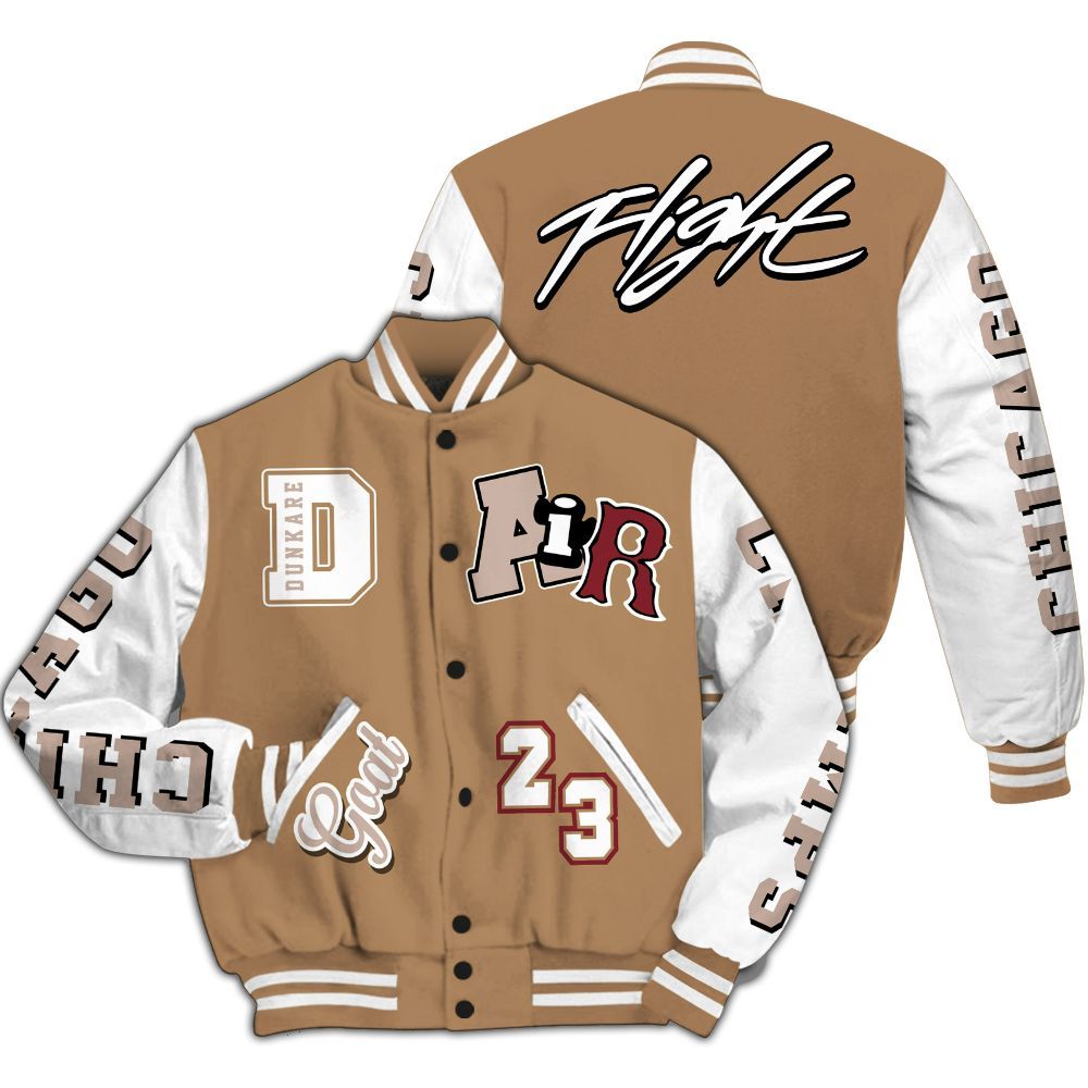 Varsity Jacket To Match Kobe 4 Gold Medal - AIR Number 23 GOAT All Over Print