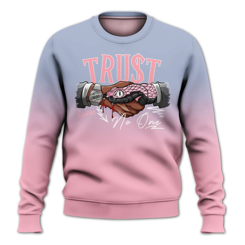 Sweatshirt To Match Retro 35th Anniversary 5s - Snake Trust No One Drip All Over Print