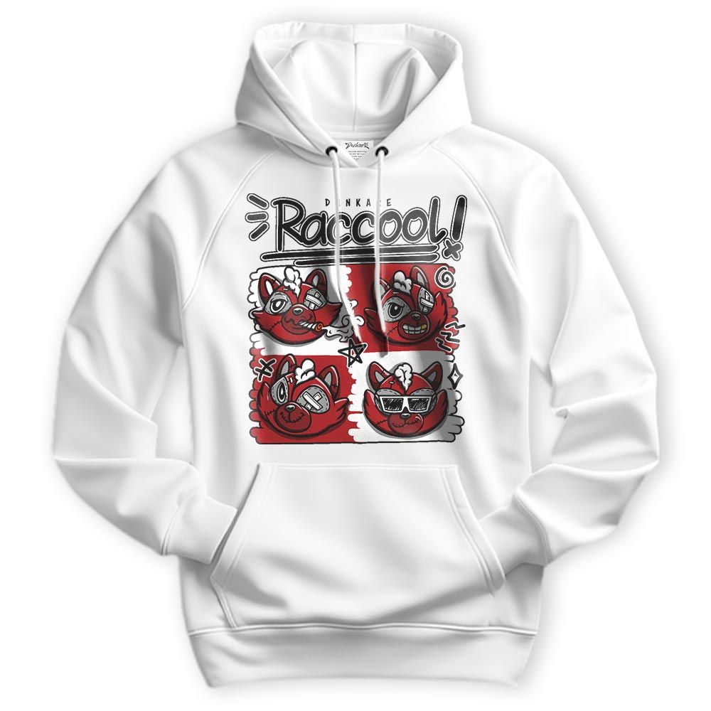 Sweatshirt To Match Red Taxi 12s Hoodie - Raccool Raccoon Version 2 Hoodie Unisex