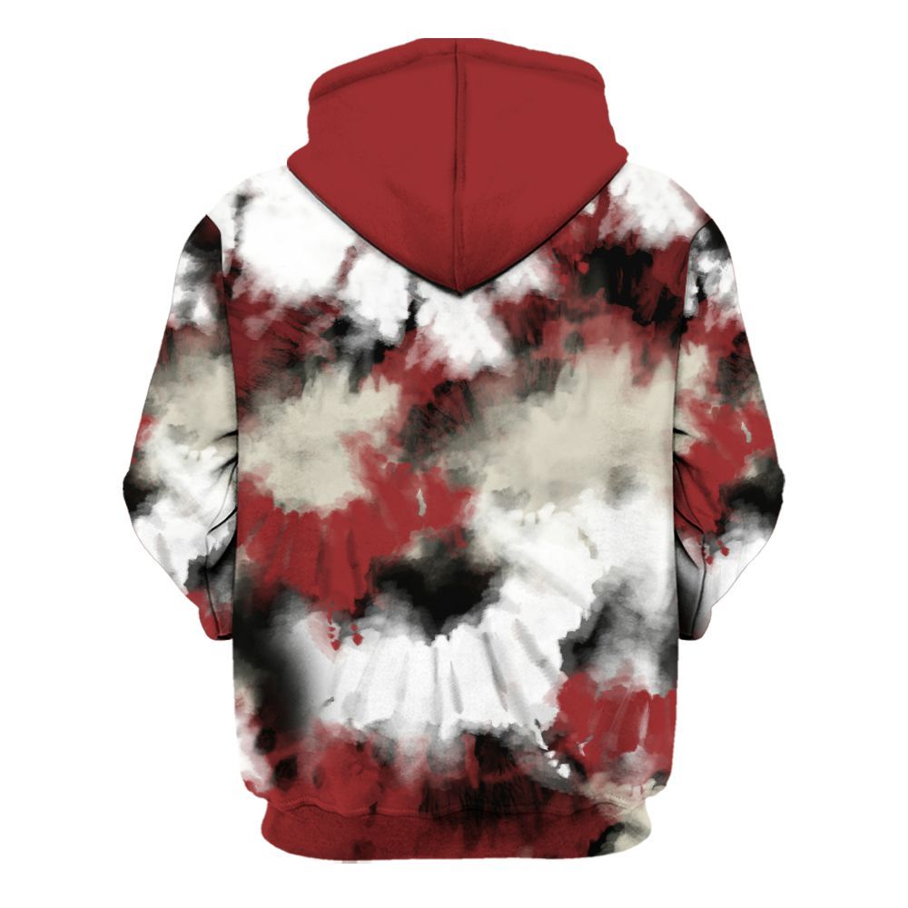 Hoodie To Match High 85 Bred 1s - Tie Dye FK Around Find Out All Over Print