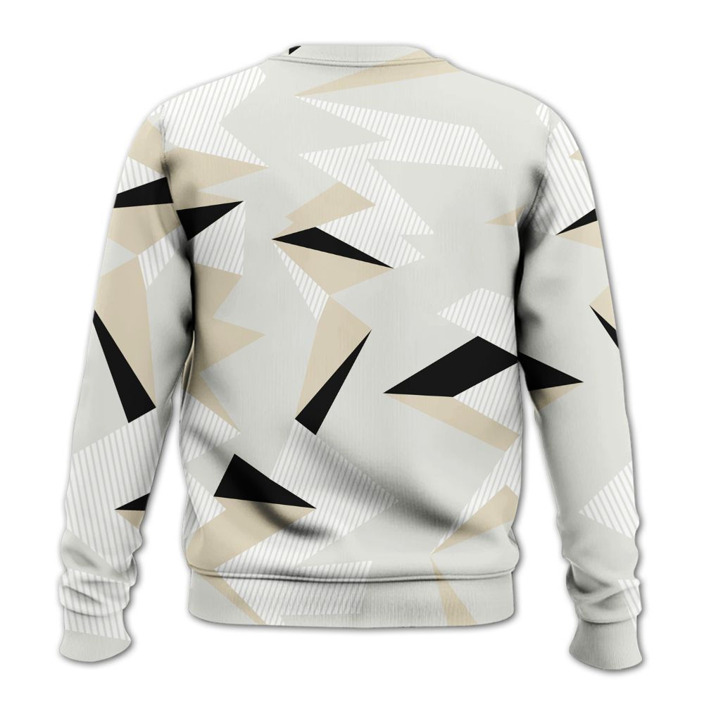 Sweatshirt To Match Grand Finale 11s Shirt, Geometric Camouflage Pattern All Over Print