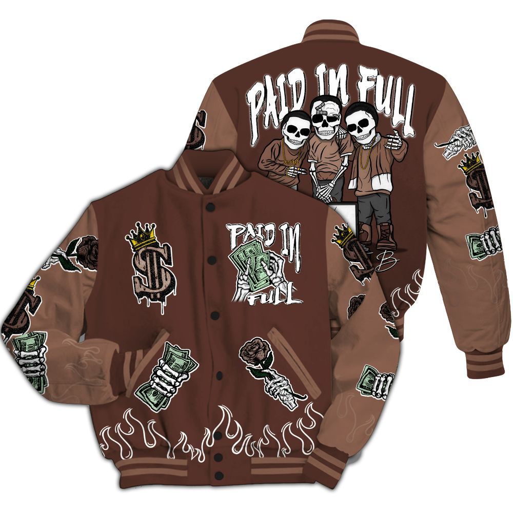 Varsity Jacket To Match KD 4 Christmas - Fire Everybody Paid In All Over Print
