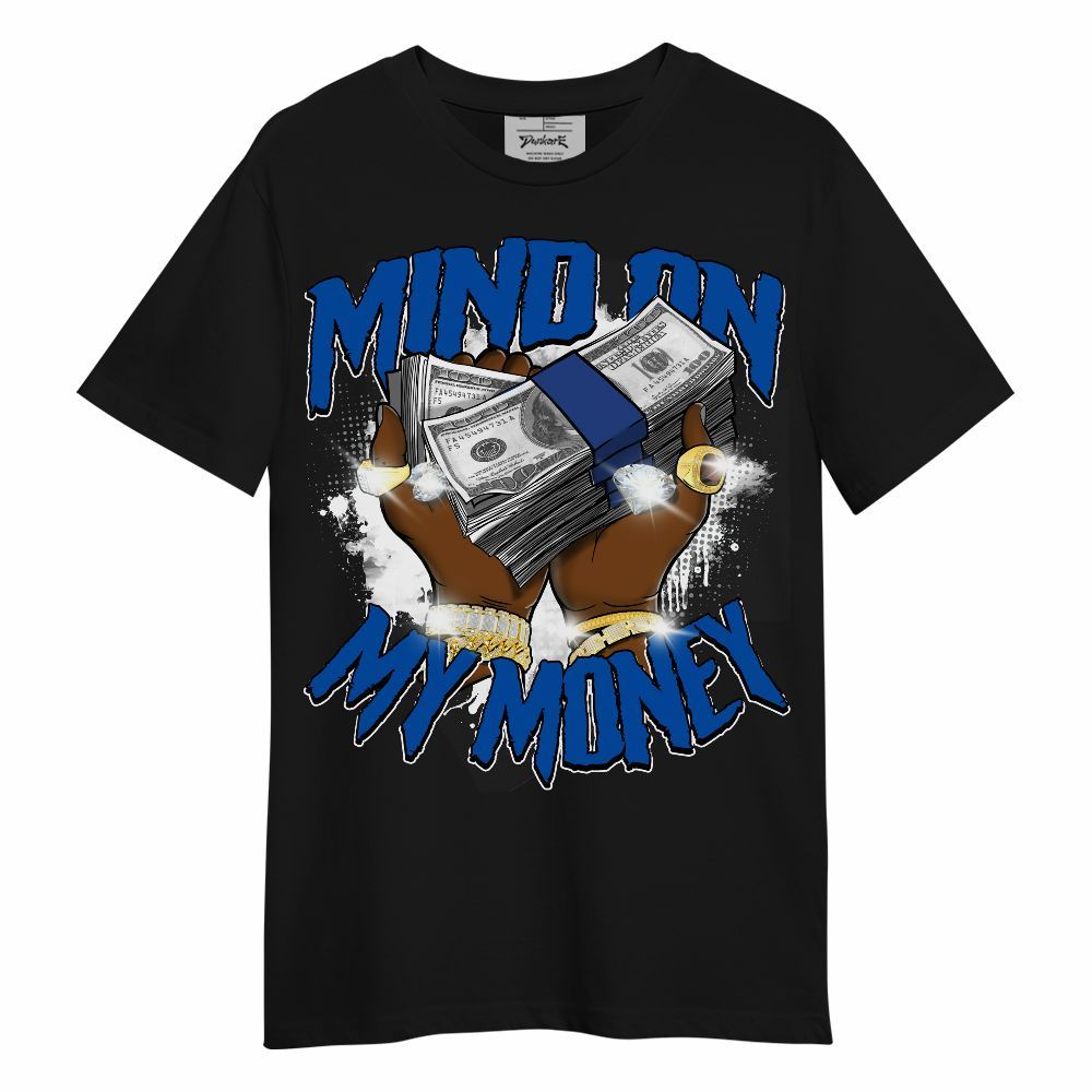 Shirt To Match Racer Blue 5s - Mind On My Money Graphic Unisex Shirt