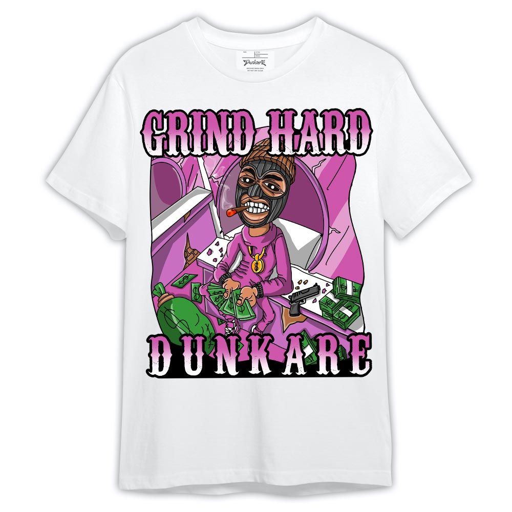 Shirt To Match Hyper Violet 4s - Grind Hard Shirt Outfit 1305 TCD