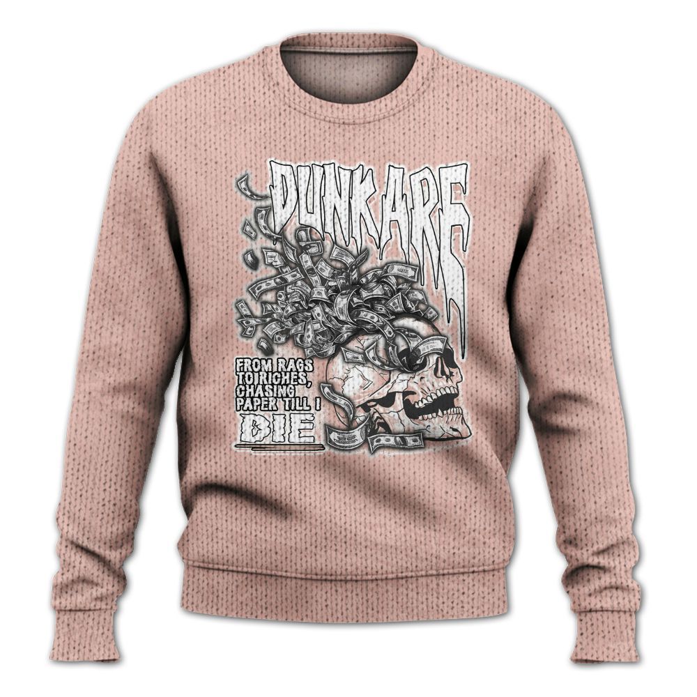 Knitted Sweater To Match Dunk Low Pink Velvet - From Rags To Riches