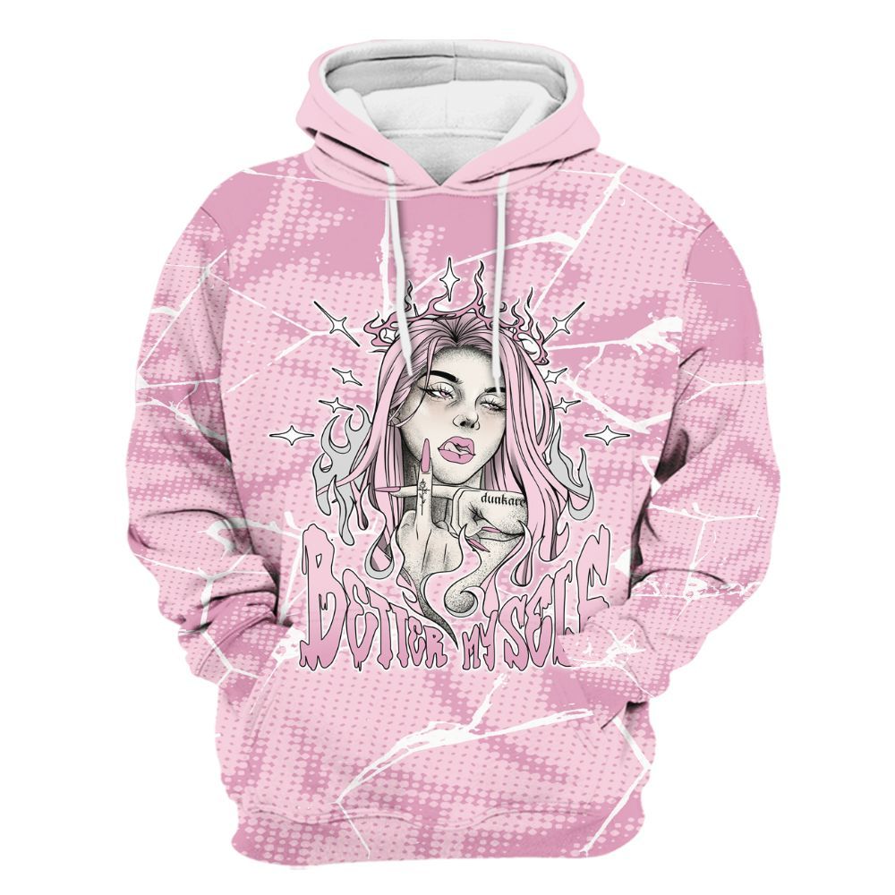 Hoodie To Match Orchid 4s - My-Self Crack Unique All Over Print