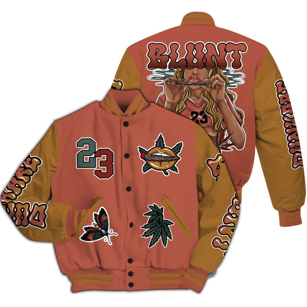 Varsity Jacket To Match SB Dunk Low Pro Burnt Sunrise - Bluntz Unique All Over Print