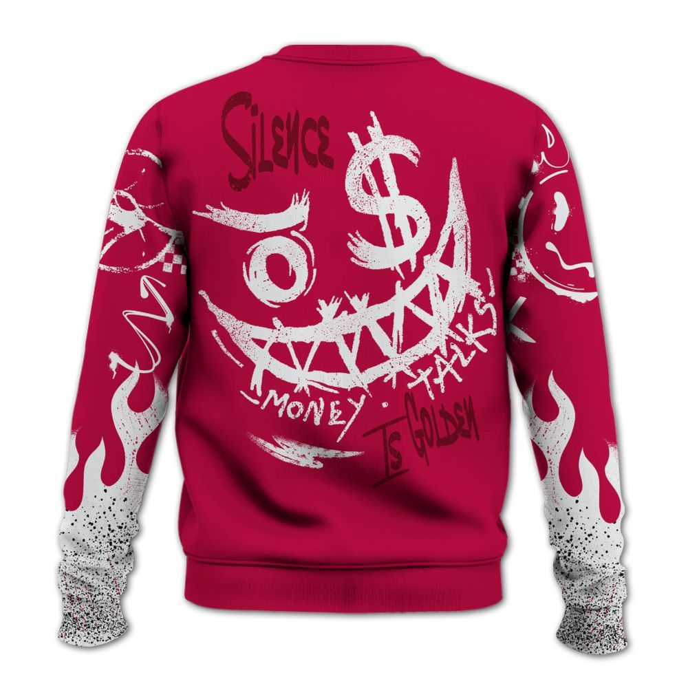 Sweatshirt To Match Retro Chicago 2s - Mouth Burning Street Style All Over Print