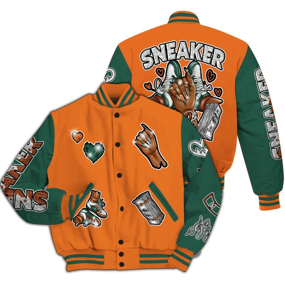 Varsity Jacket To Match Dunk Low Ceramic - Sneakerz Girlz All Over Print