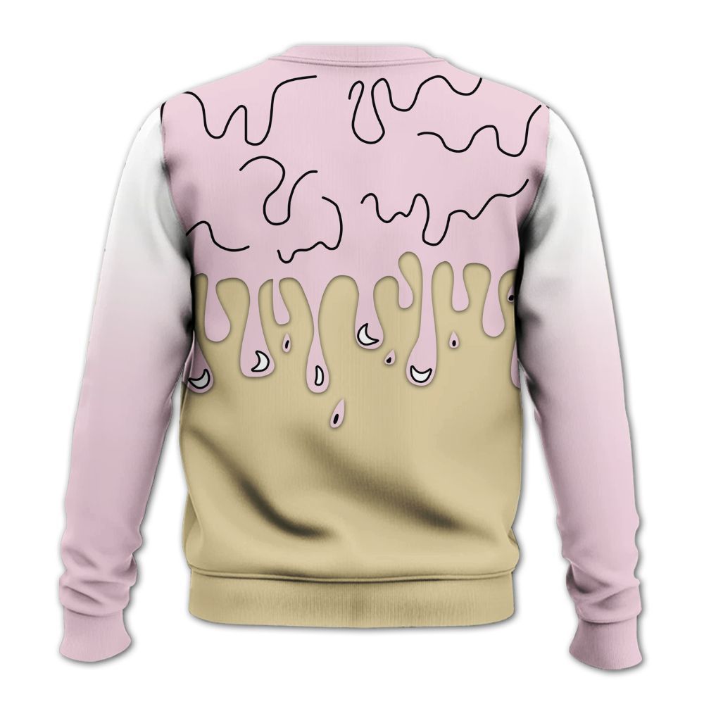 Sweatshirt To Match Denim Iced Carmine 4s - Snake Trust No One Drip All Over Print