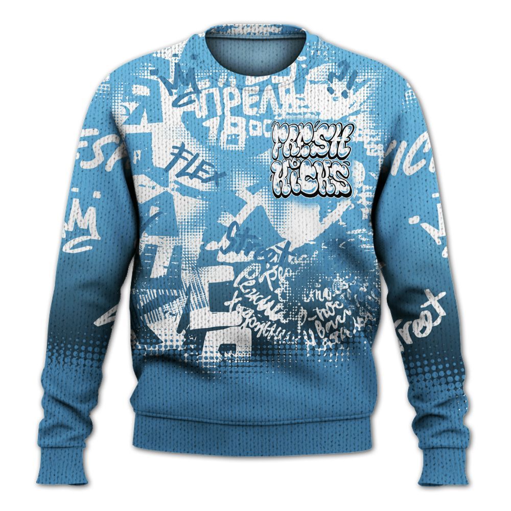 Sweater To Match Melo 12s - Fresh Kicks Bear Grunge Graphic