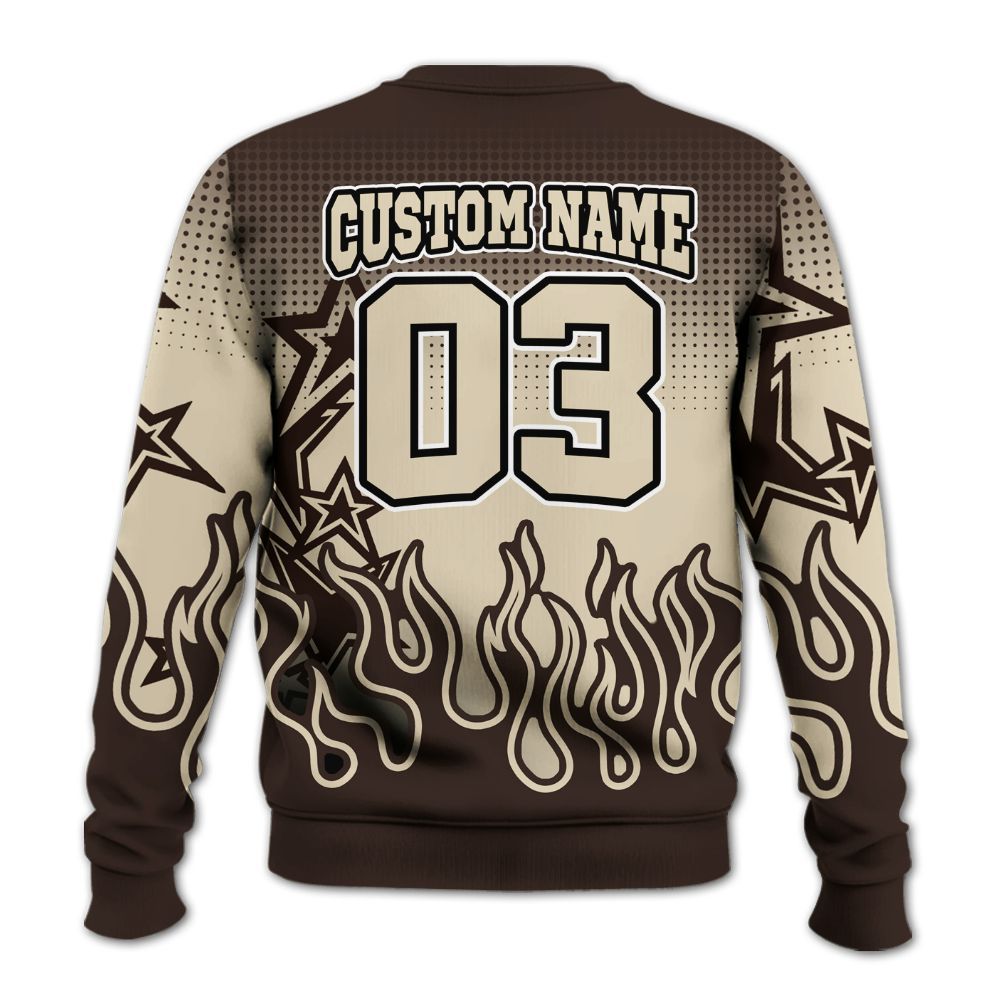 Sweatshirt To Match 2025 Retro Earth 5s - Allen Answer Unique Fire Custom Name All Over Print