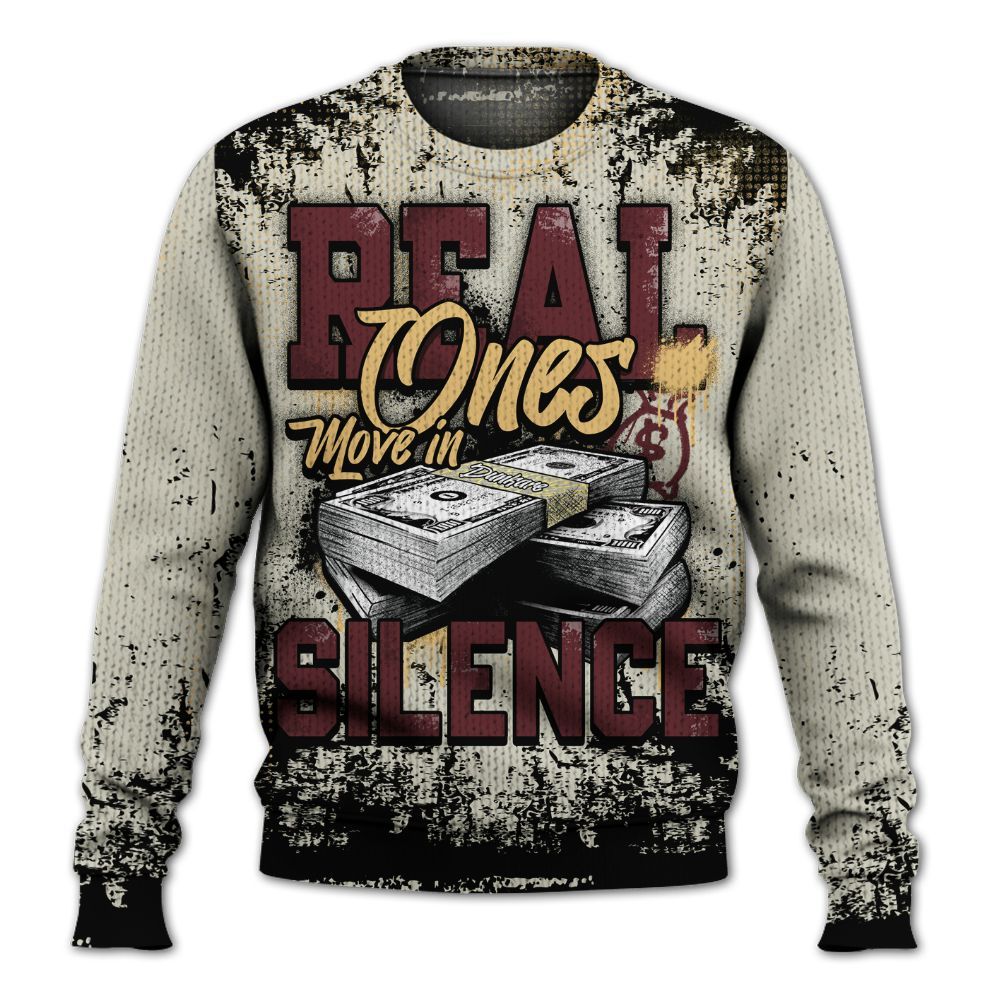 Knitted Sweater To Match Legacy 312 Year Of The Snake - Move In Silence Money Street Retro