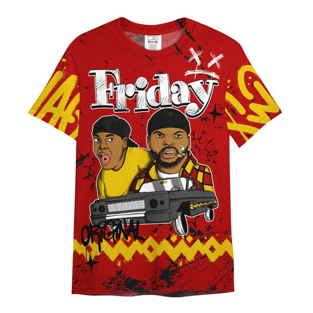 Shirt To Match Low Lucky Cat 1s - Friday Sneaker Crayon All Over Print