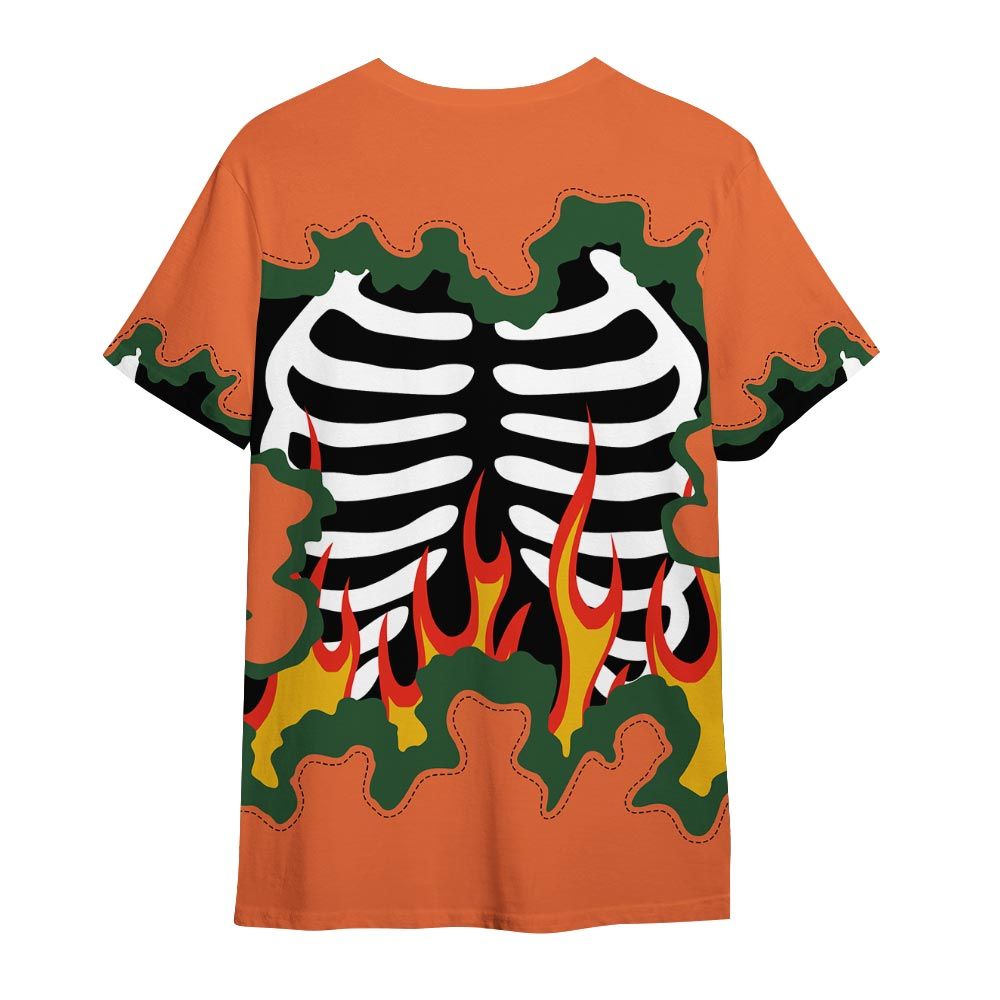 Shirt To Match Low Miami 5s - G.O.A.T 23 Skeleton Flame Shirt Outfit