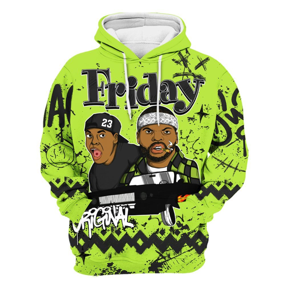Hoodie To Match Air Force 1 Low Dance Volt - Friday Sneaker Crayon All Over Print