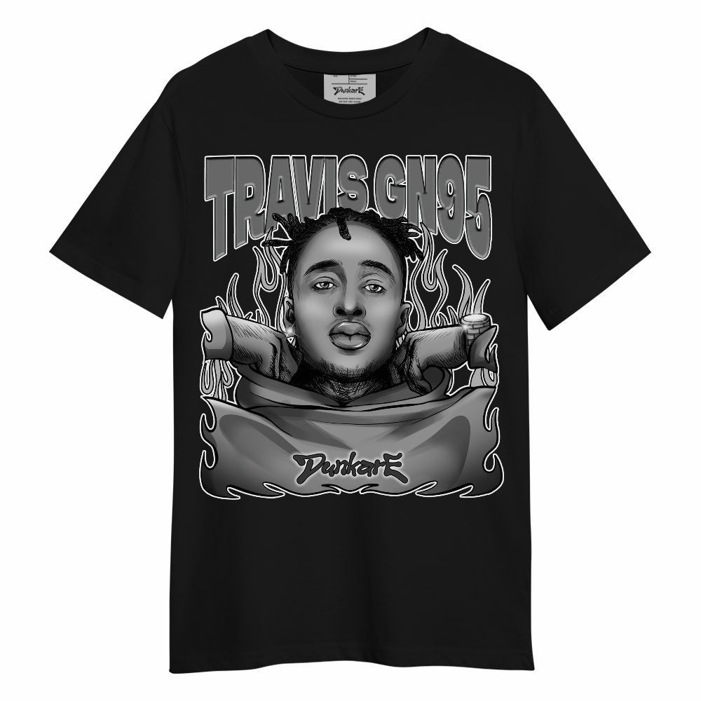 Shirt To Match Black Wolf Grey 12s - Shirt To Match X Travis_GN95 Unisex Shirt