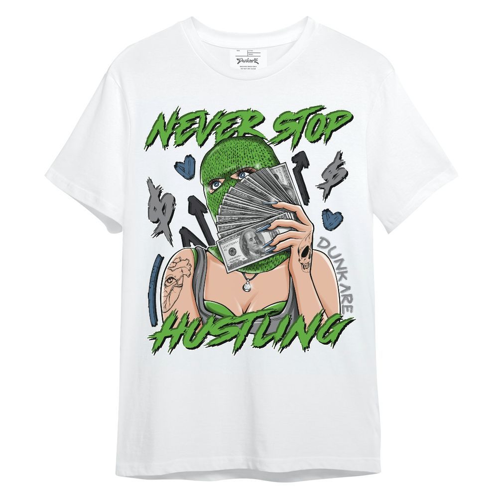 Shirt To Match Retro Green Bean 5s - Hustling Unque Unisex Shirt