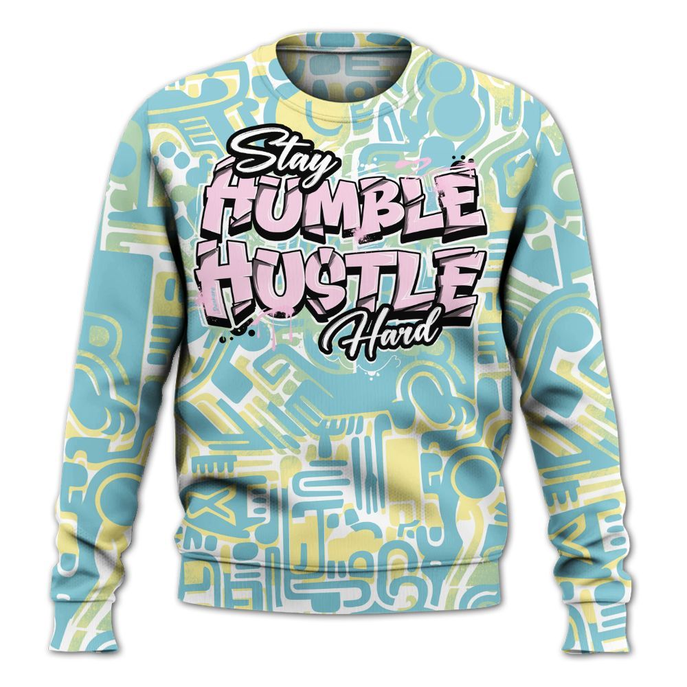 Sweatshirt To Match SB Dunk Low Visty - Humble Hustle Retro All Over Print