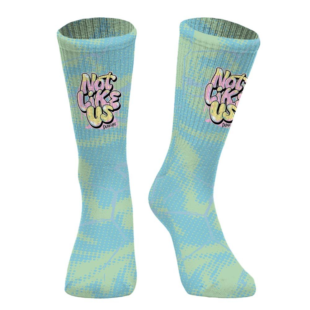 Sock To Match SB Dunk Low Visty - None Like Us Graphic