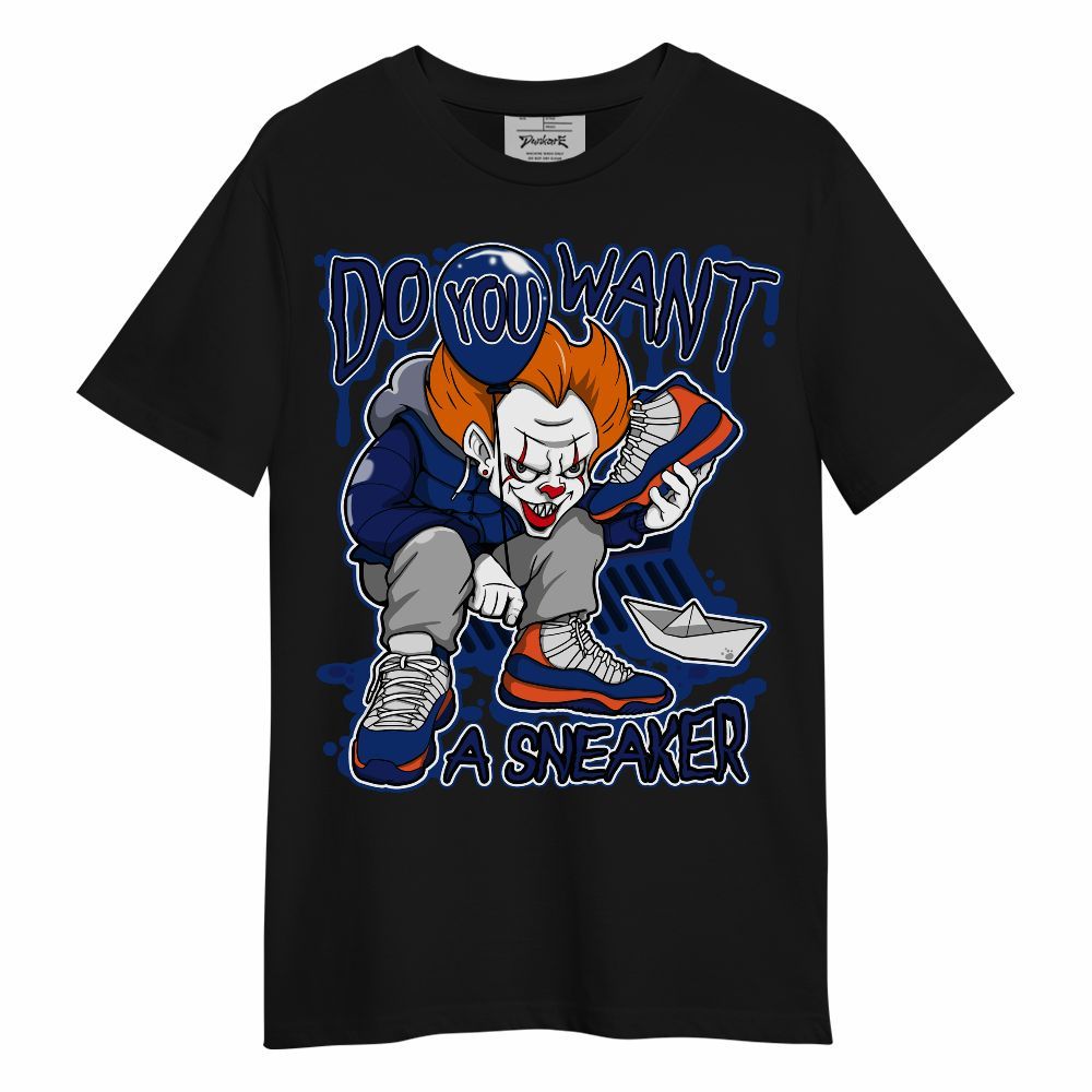 Shirt To Match Suede GS League - Clown Scary Sneakers Halloween Graphic Unisex Shirt