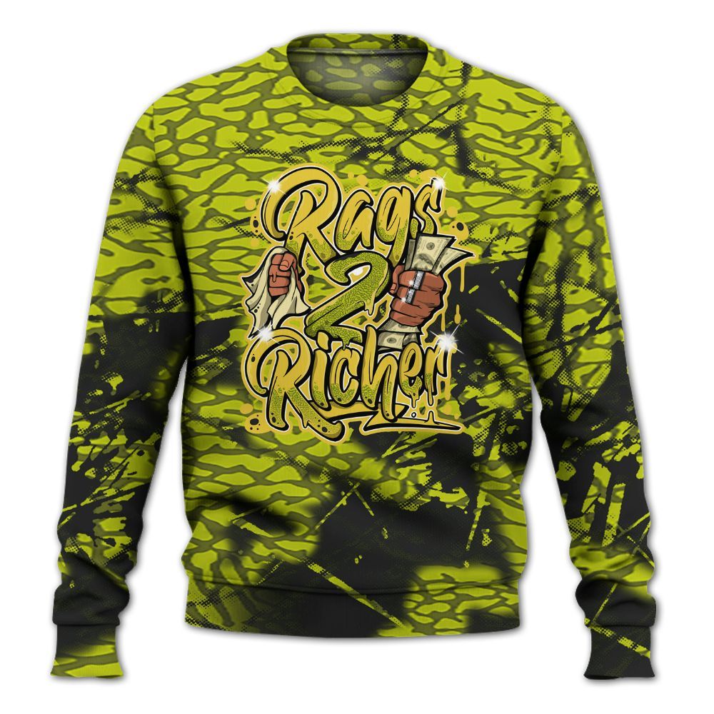 Sweatshirt To Match Dunk Low QS Halloween Skull - Rag 2 Rich Graphic All Over Print